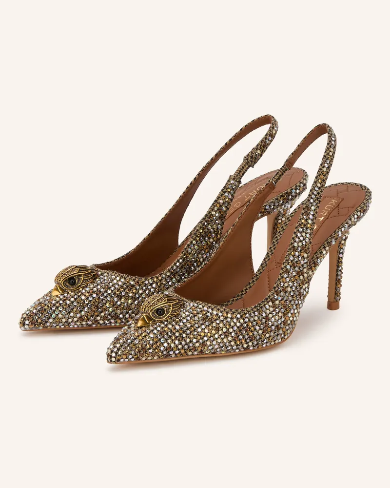 Kurt Geiger Slingpumps Belgravia Mit Schmucksteinen beige Beige