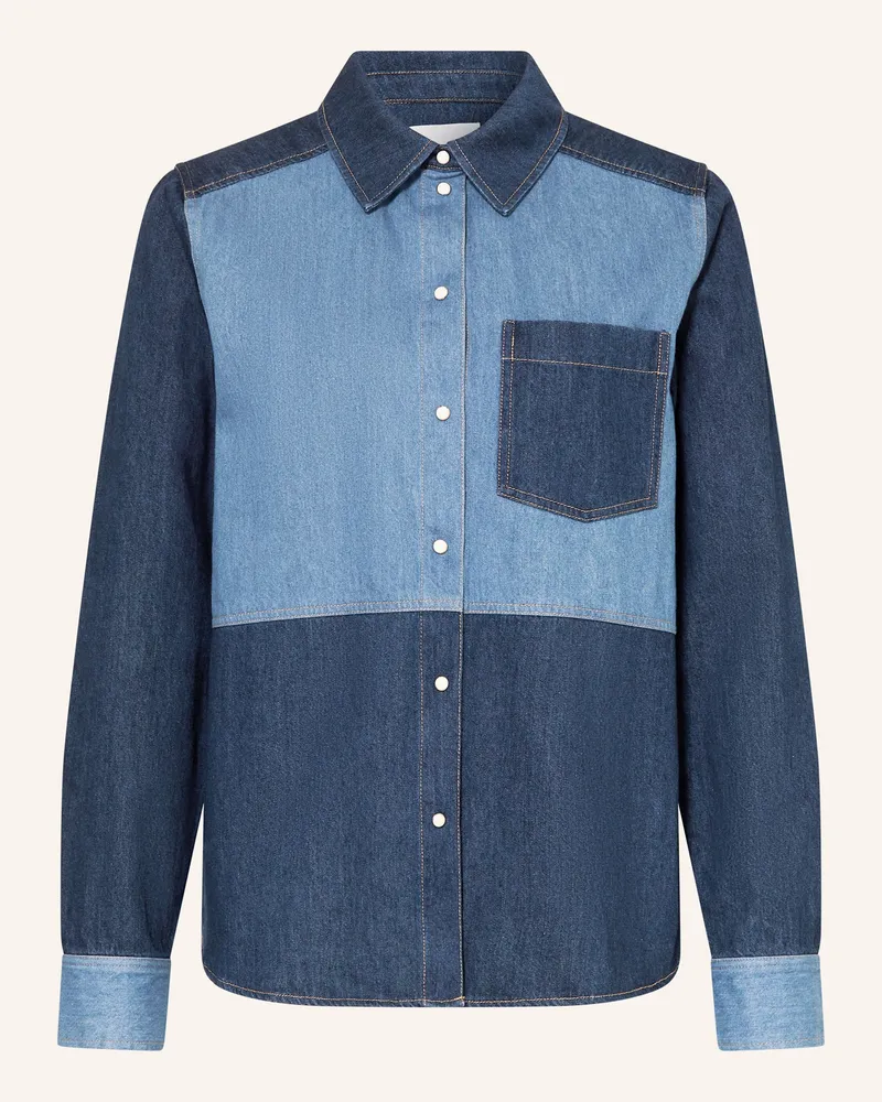 Part Two Jeansbluse Alvinepw blau Dunkelblau