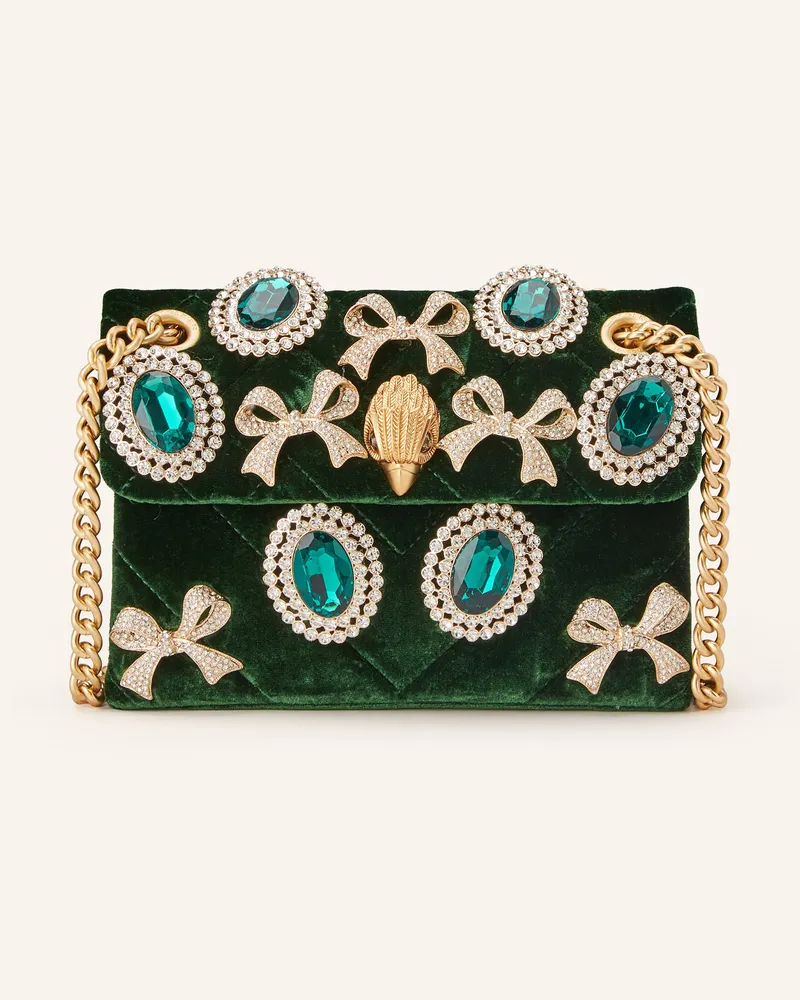Kurt Geiger Umhängetasche KENSINGTON MINI mit Schmucksteinen Grün