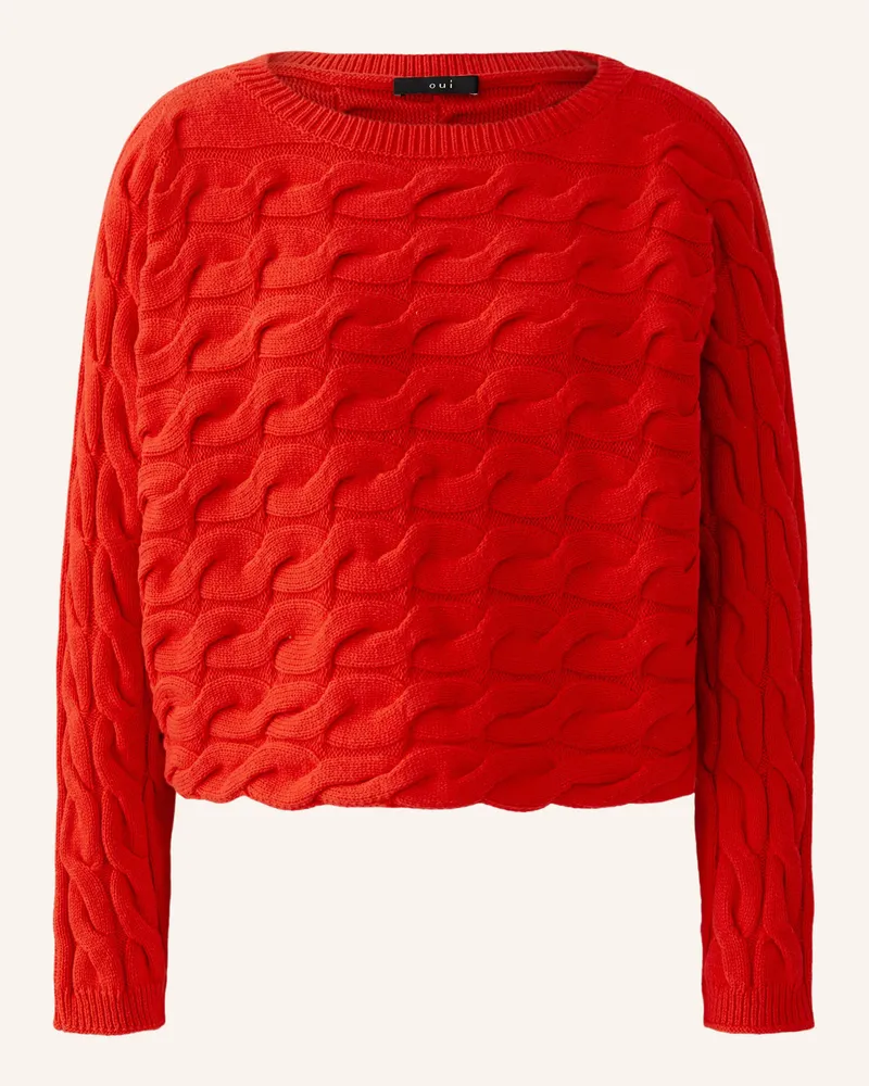 Oui  Pullover SIRAH Rot