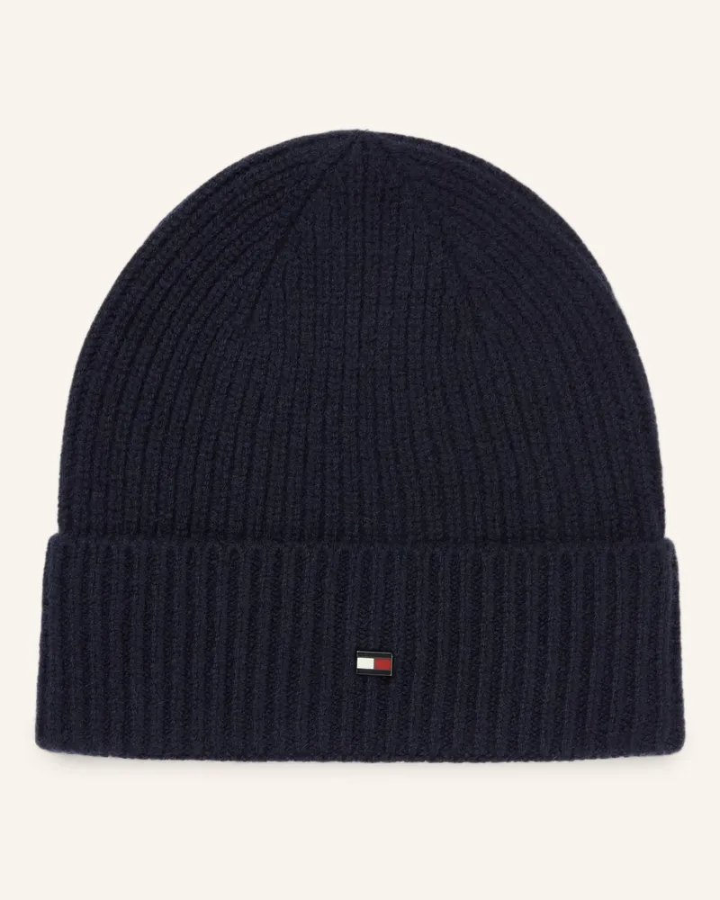 Tommy Hilfiger Cashmere-Mütze blau Dunkelblau