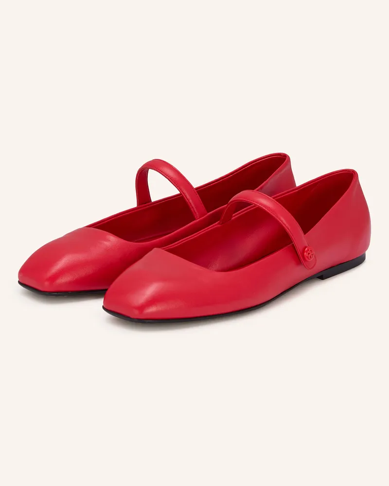 Dorothee Schumacher Mary-Jane-Ballerinas MODERN CLASSIC Rot