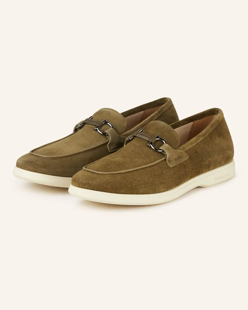 Ferragamo Loafer Cosimo gruen Oliv