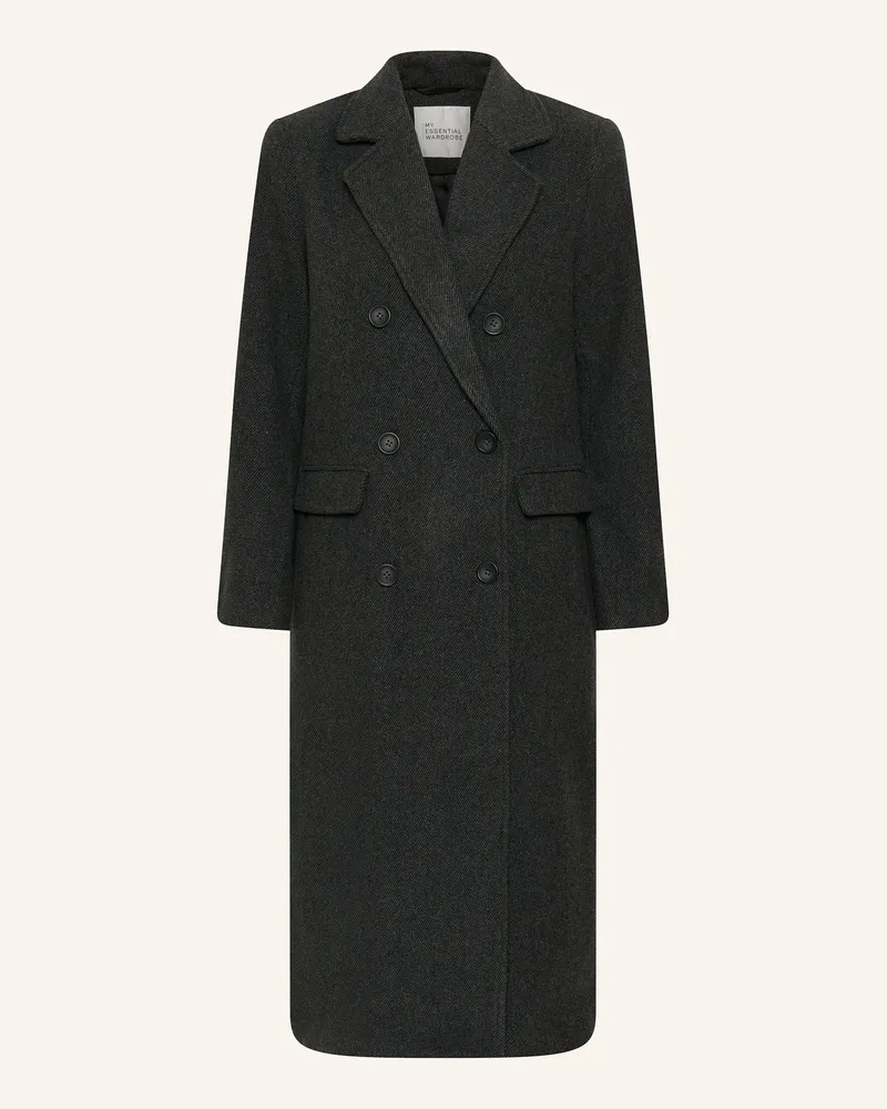 My Essential Wardrobe Trenchmantel Franniemw schwarz Dunkelgrau
