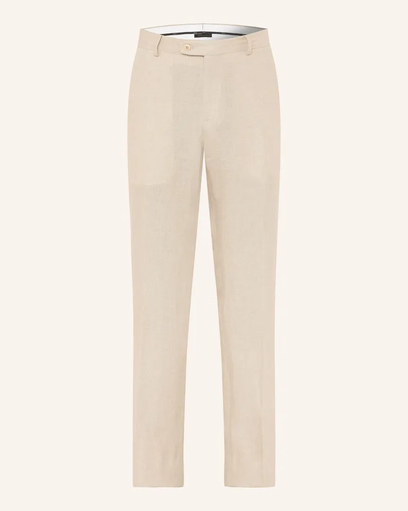 Brioni Leinenhose Regular Fit Beige