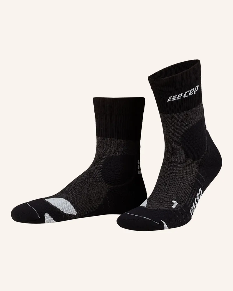 CEP Trekking-Socken Merino Compression - Mid Cut grau Stonegrey