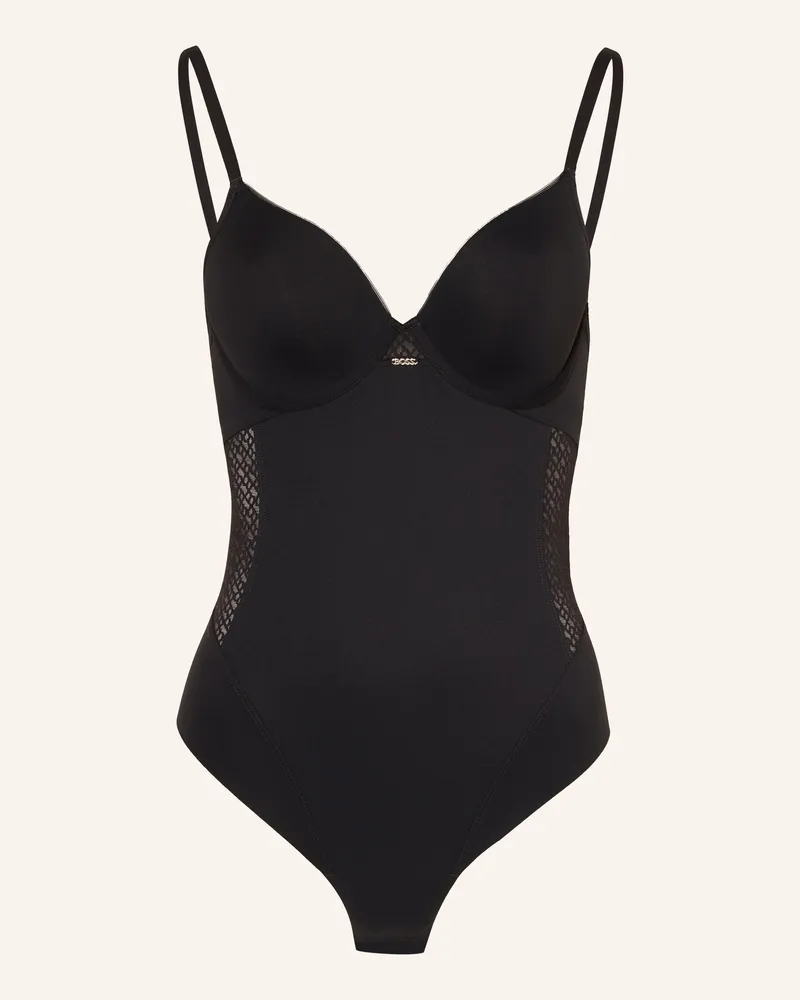 HUGO BOSS Bügel-Body B Lace Mit Shaping-Effekt schwarz Schwarz