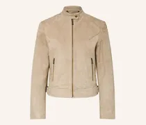 Lederjacke Mollison beige