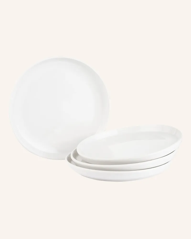 Marc O'Polo 4er-Set Brotteller Moments weiss Creme