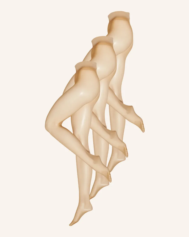 Kunert 3er-Pack Feinstrumpfhosen Mystique beige 0540