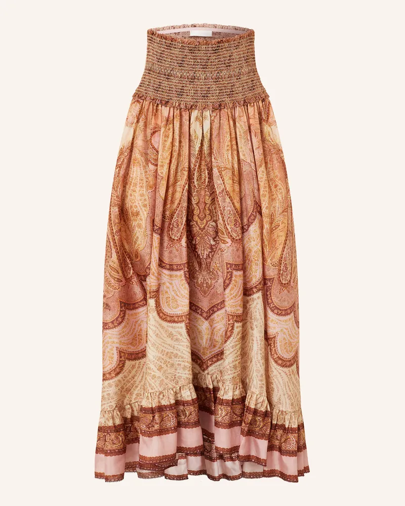Zimmermann Seidenrock WANDERLUST Altrosa