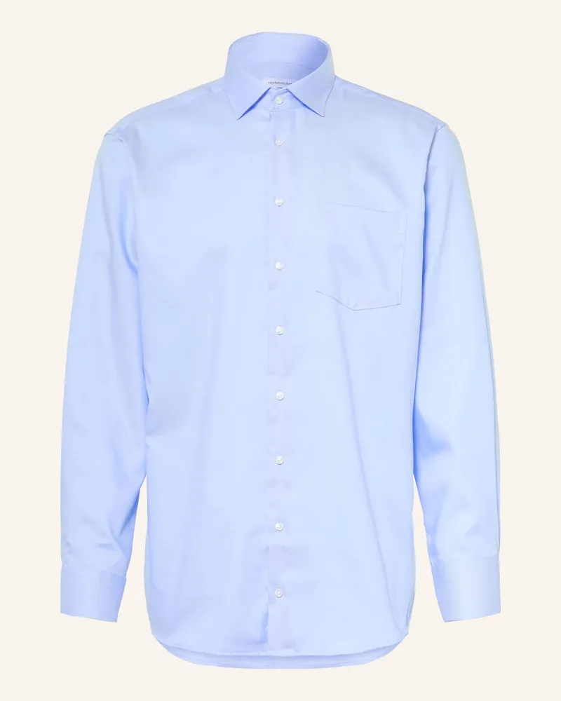 Seidensticker Hemd Comfort Fit blau Hellblau
