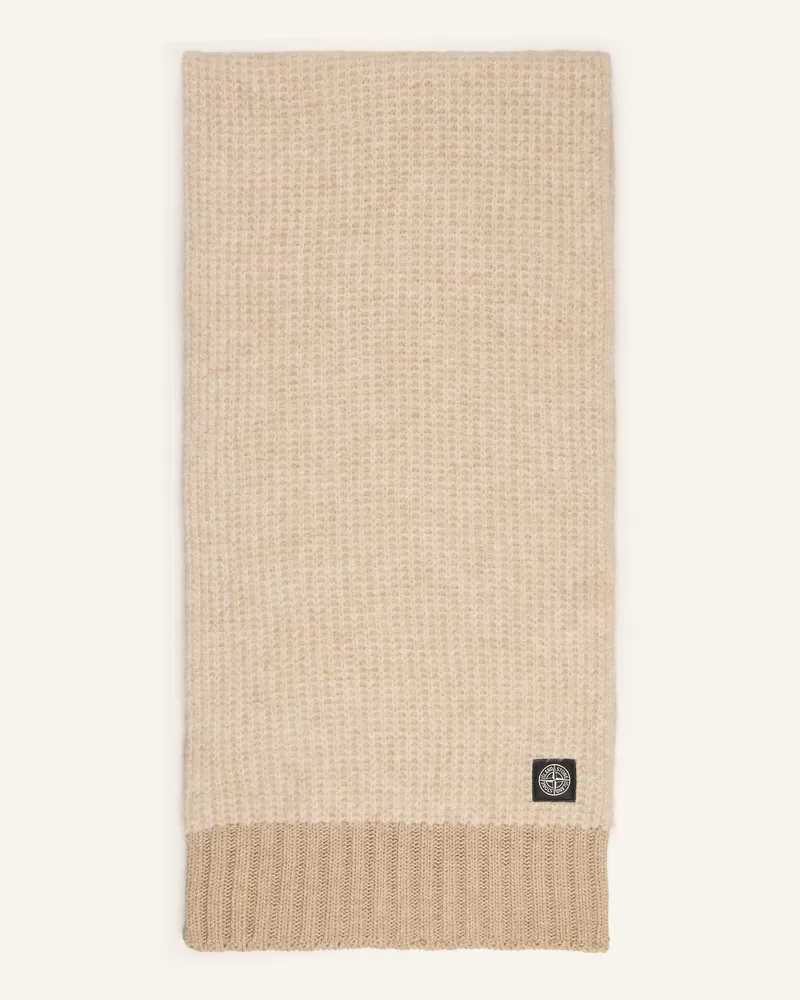 Stone Island Schal Mit Alpaka beige Creme