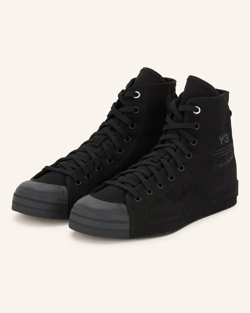 Y-3 Hightop-Sneaker Y-3 NIZZA HI Schwarz