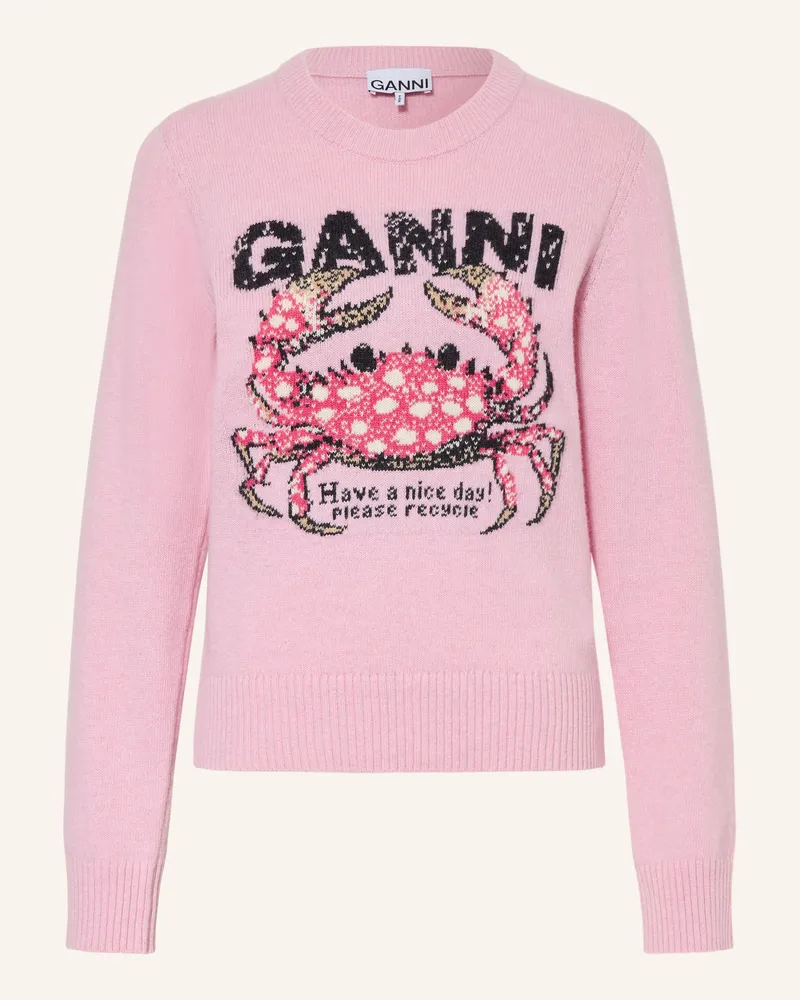 Ganni Pullover pink Rosa