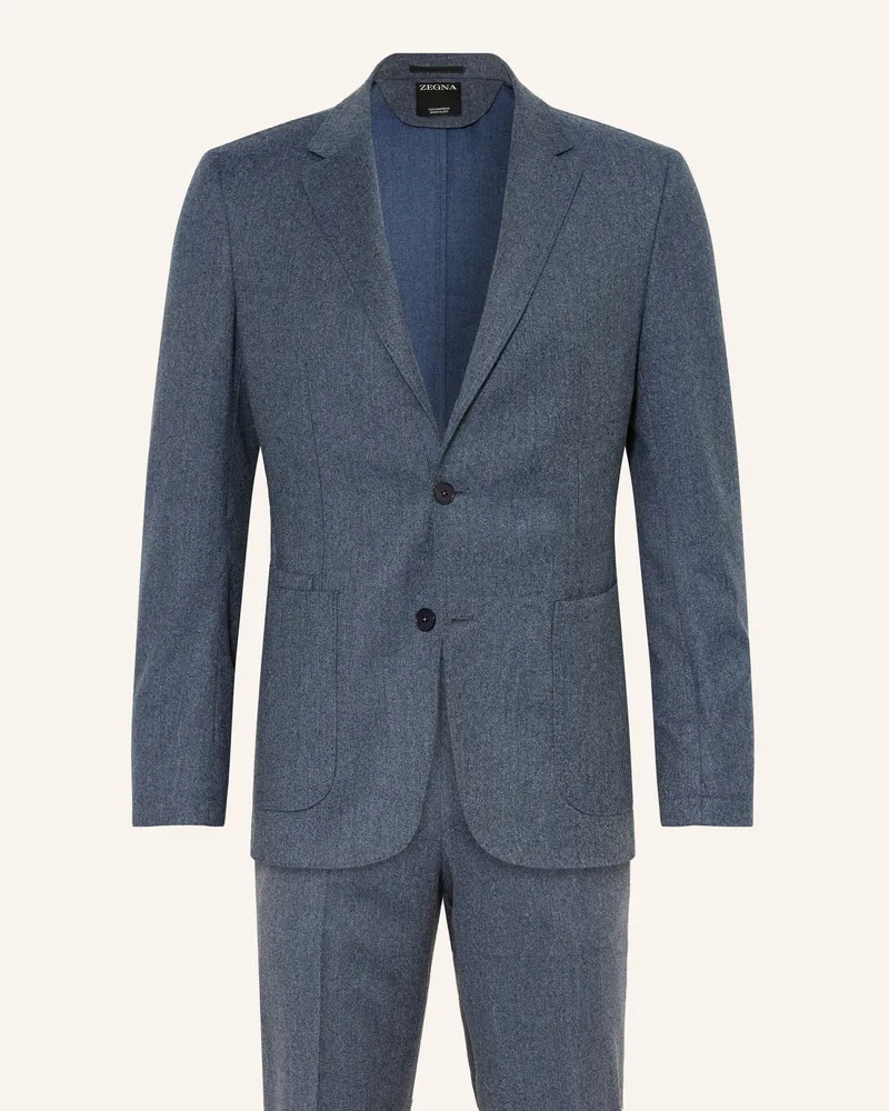 Ermenegildo Zegna Anzug Extra Slim Fit blau Blau