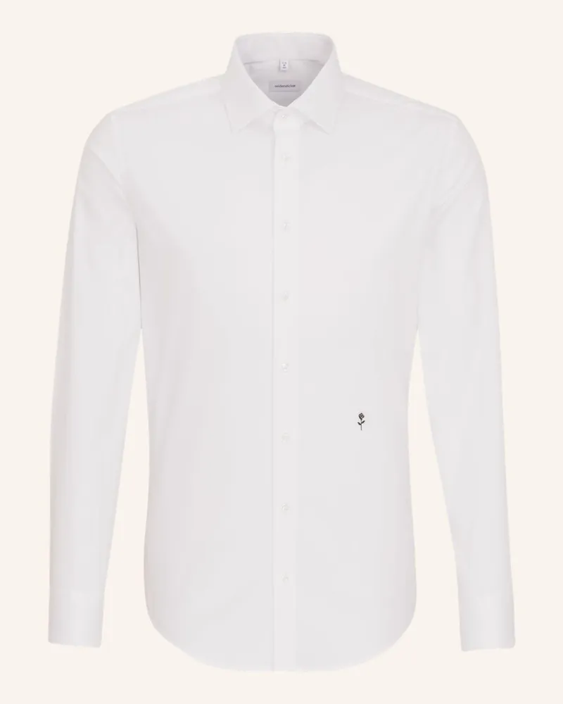 Seidensticker Business Hemd Slim Fit weiss Weiss