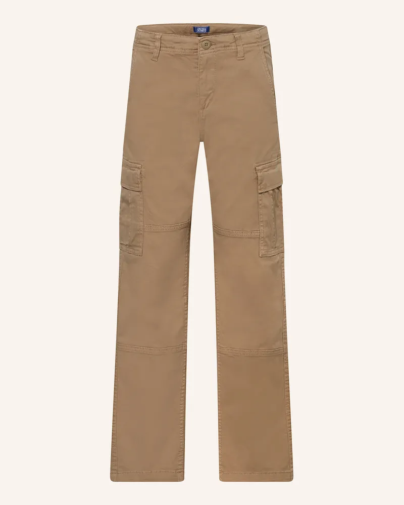 Jack & Jones Cargohose schwarz Beige