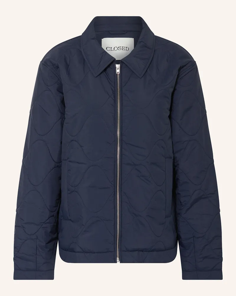 Closed Steppjacke Dunkelblau