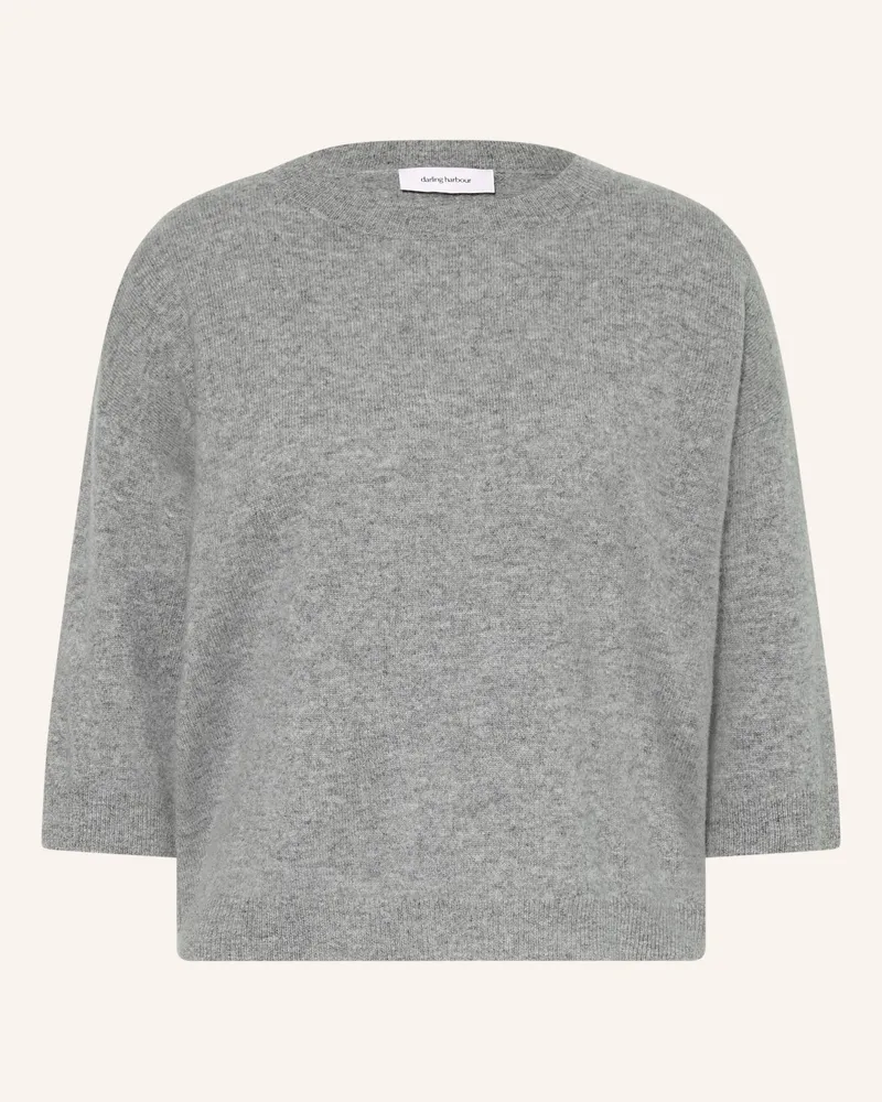 Darling Harbour Cashmere-Pullover Mit 3/4-Arm grau Grey