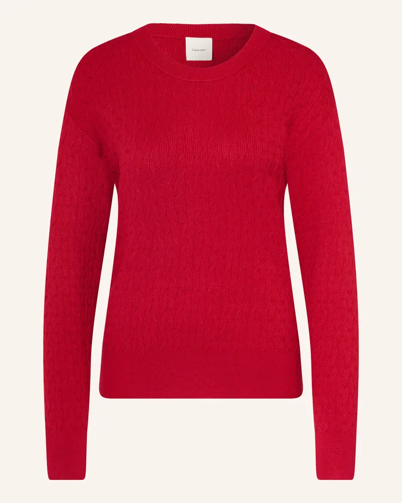 Calvin Klein Pullover rot Rot