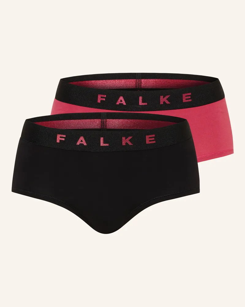 Falke 2er-Pack Panties Daily Comfort pink Schwarz