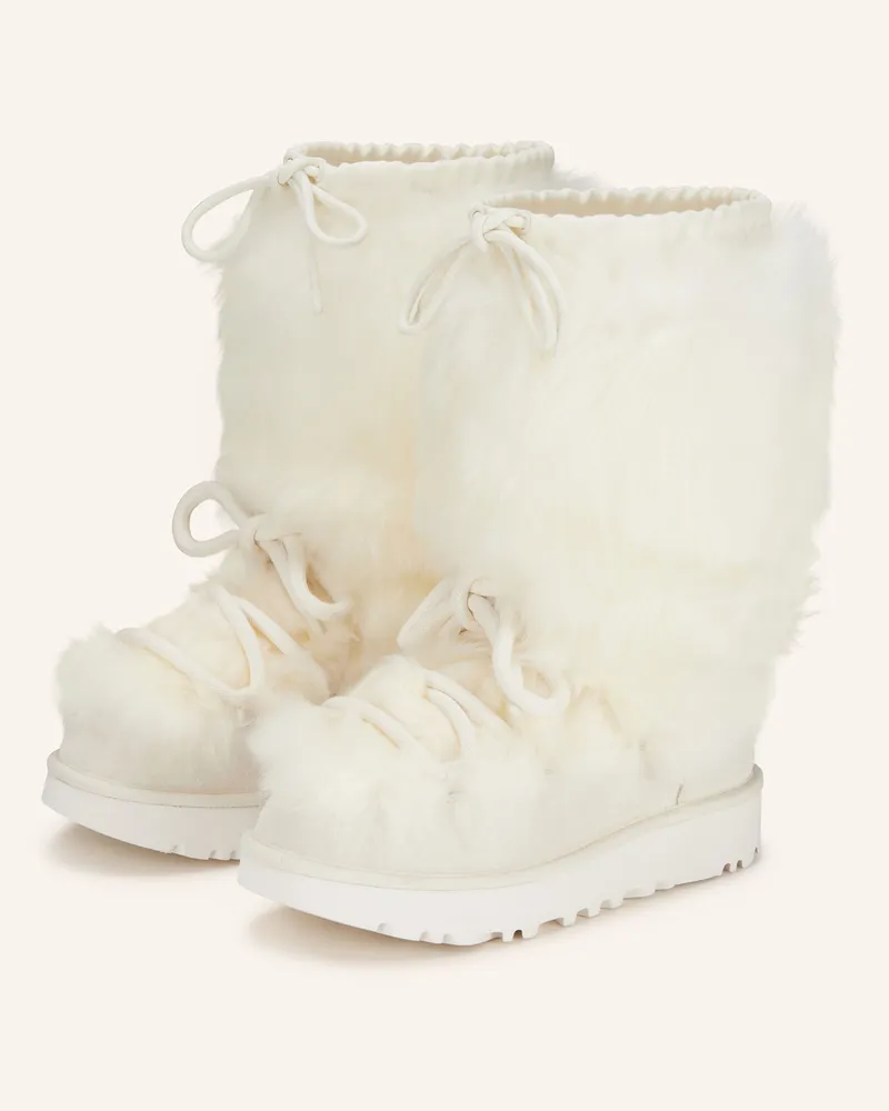 UGG Schnürboots CLASSIC TALL CHALET Ecru