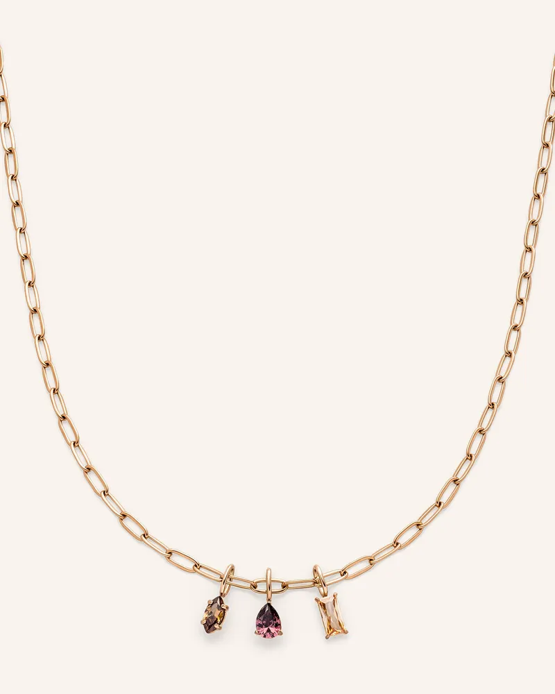 S.Oliver Halskette  Aus  Edelstahl rosegold Roségold