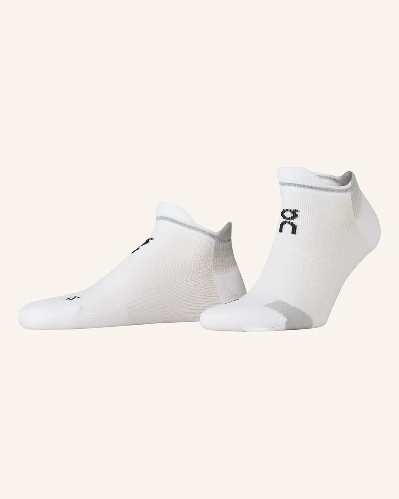 ON Laufsocken Performance Run Sock Low weiss 0813
