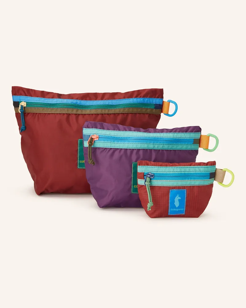 Cotopaxi 3er-Set Packhilfen CUBOS Dunkelrot