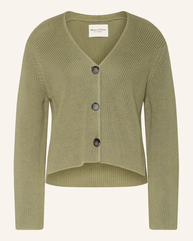 Marc O'Polo Strickjacke gruen Hellgrün
