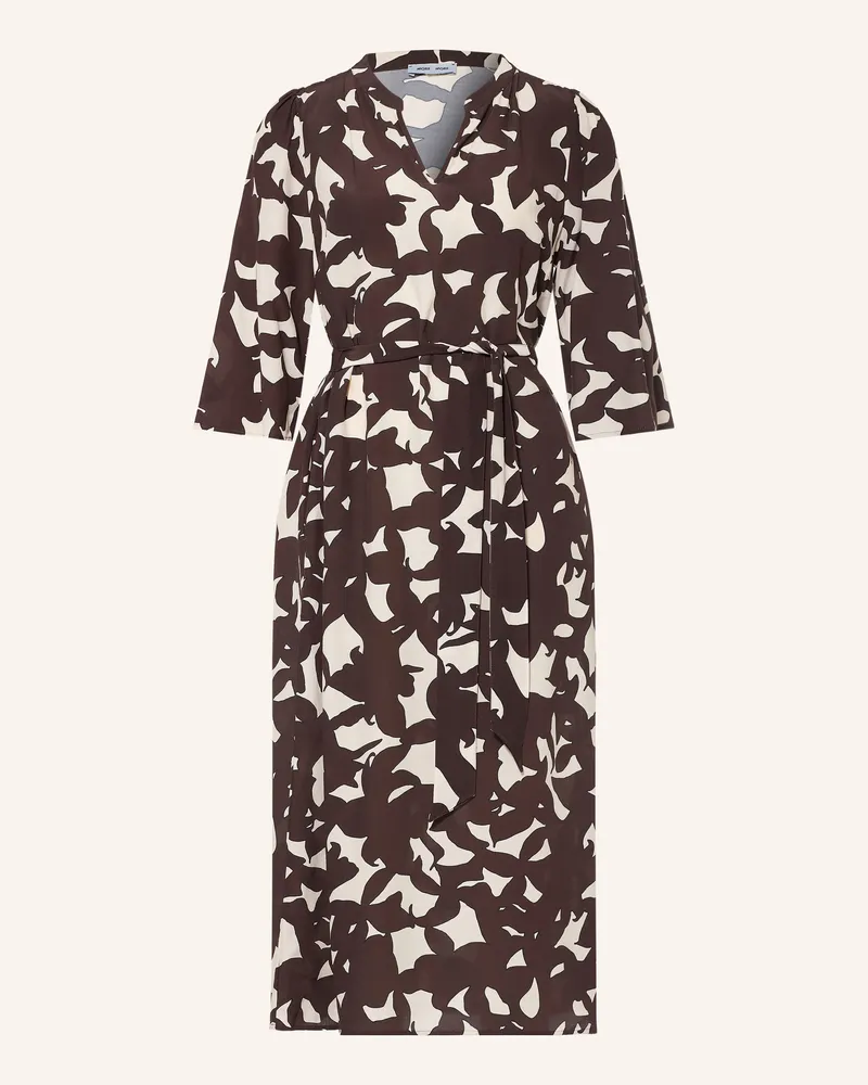 More & More Kleid Mit 3/4-Arm braun Dunkelbraun