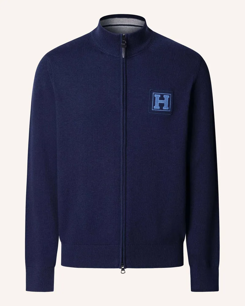 Hackett Pullover Heritage Fzip blau Blau