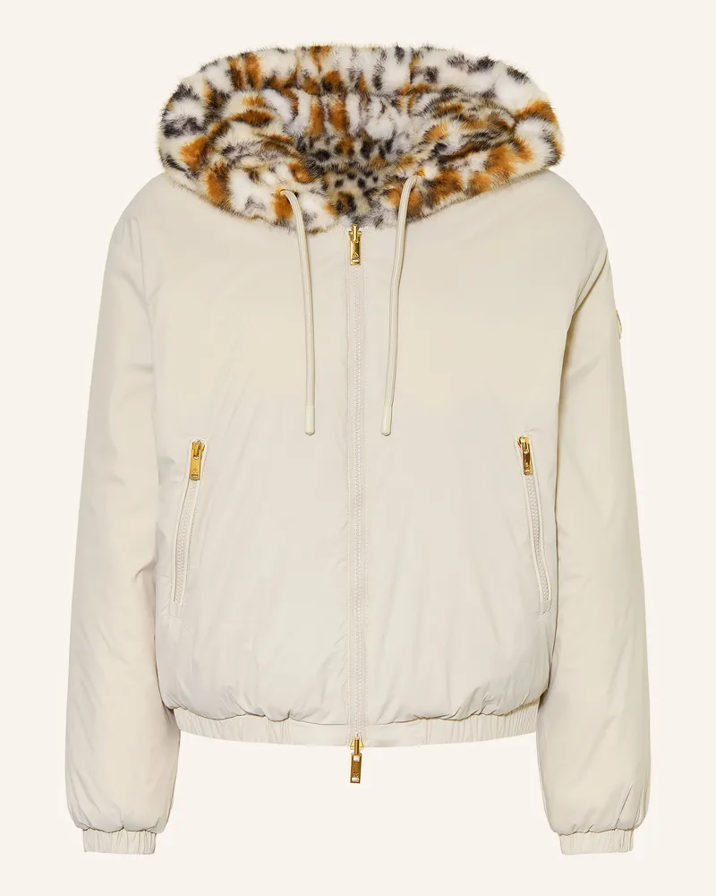 Moose Knuckles Jacke Eaton Bunny Gold Zum Wenden beige Creme