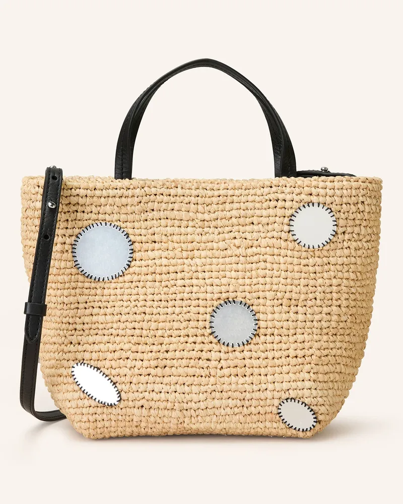 Sandro Handtasche mit Pailletten Beige