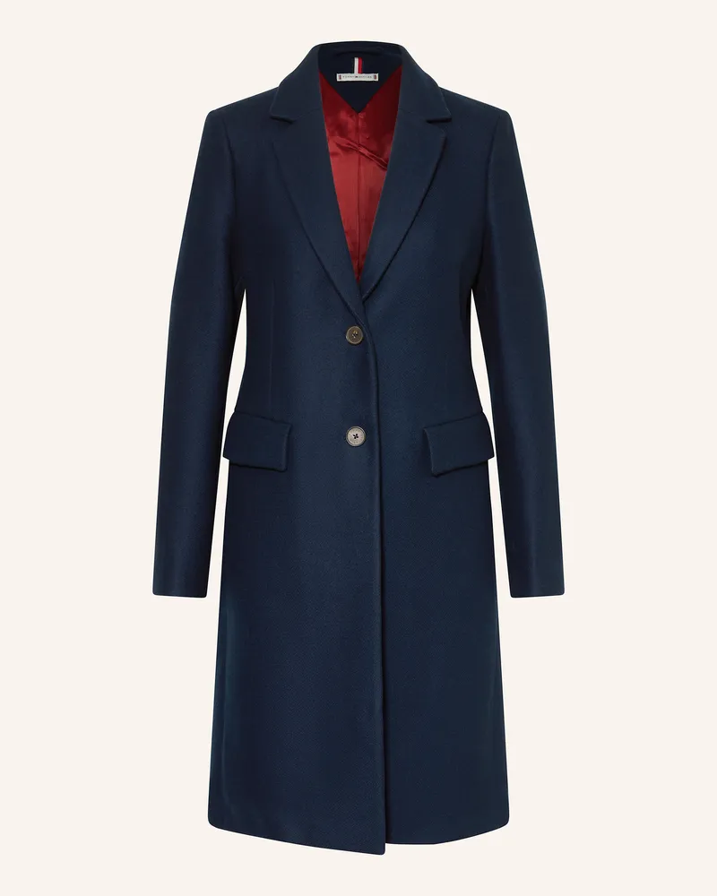 Tommy Hilfiger Wollmantel blau Dunkelblau