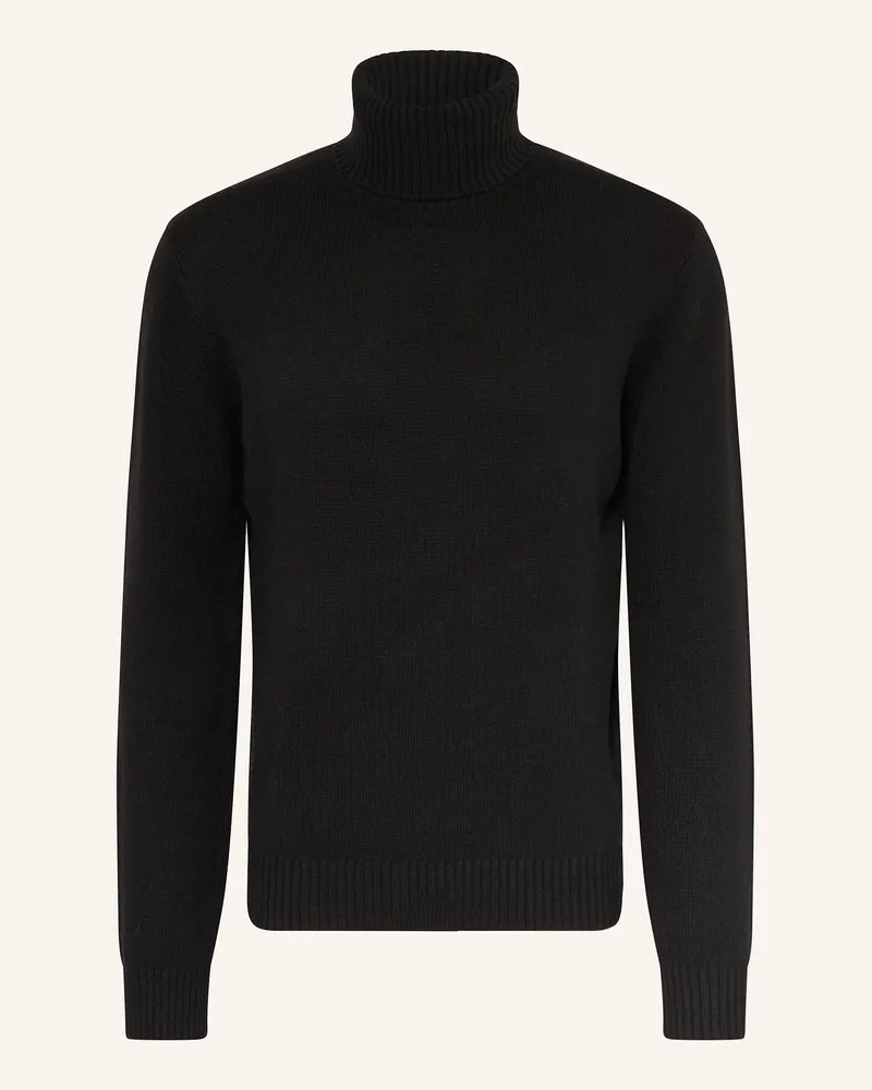 ECOALF Rollkragenpullover Schwarz