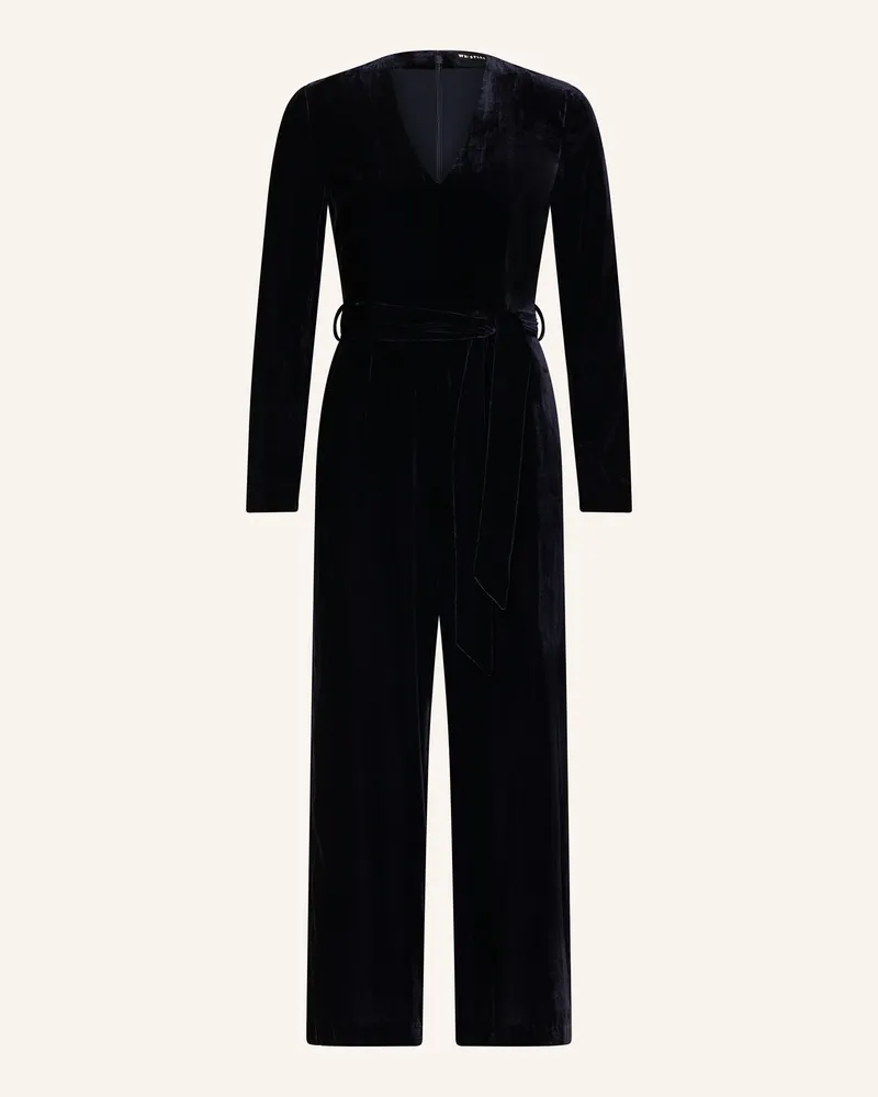 Whistles Samt-Jumpsuit ELORA Dunkelblau