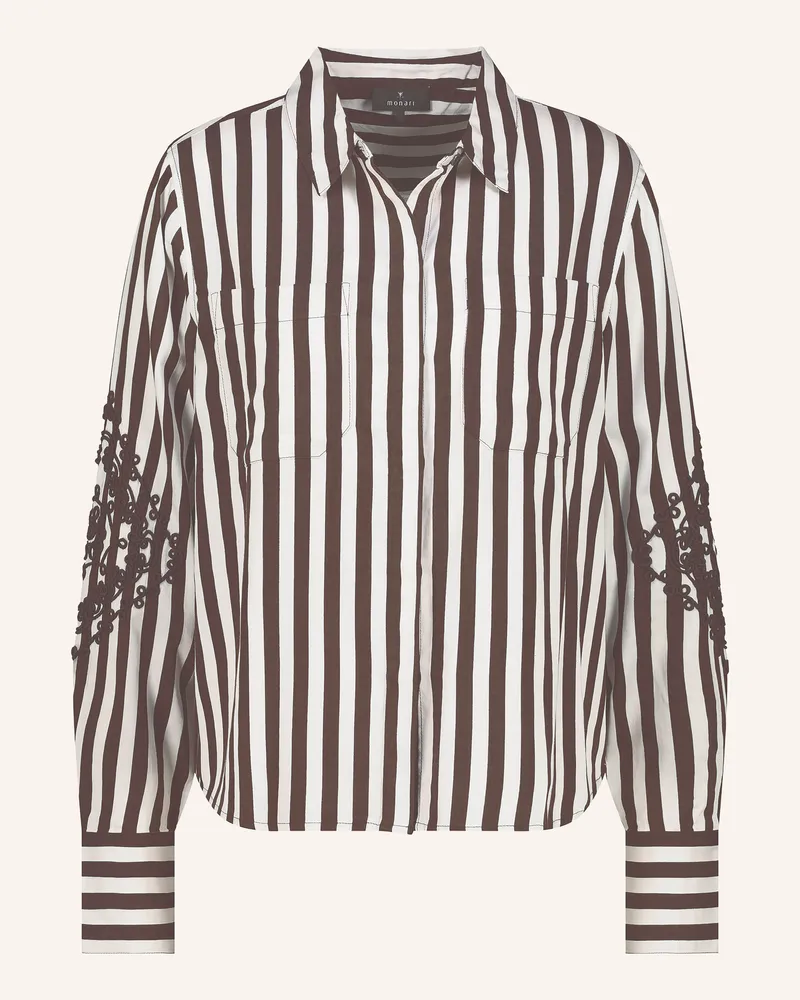 monari Hemdbluse braun Dunkelbraun
