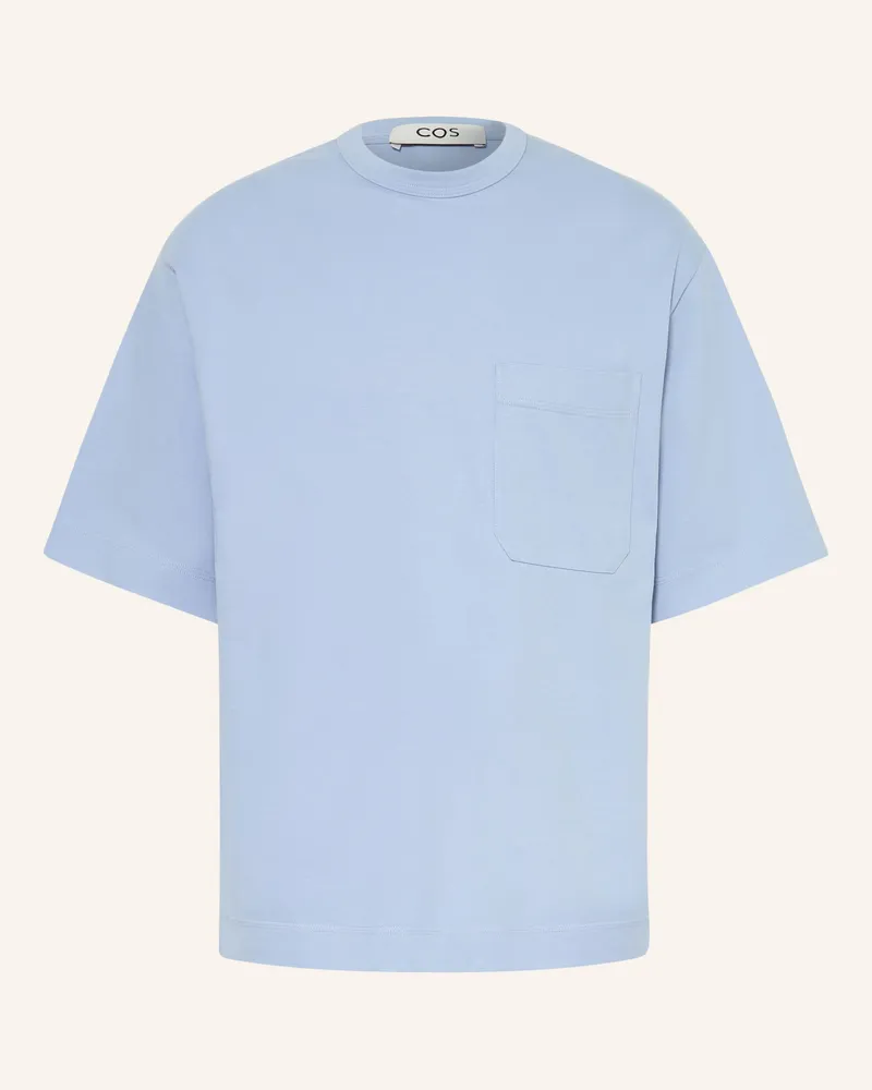 COS Oversized-Shirt blau Hellblau