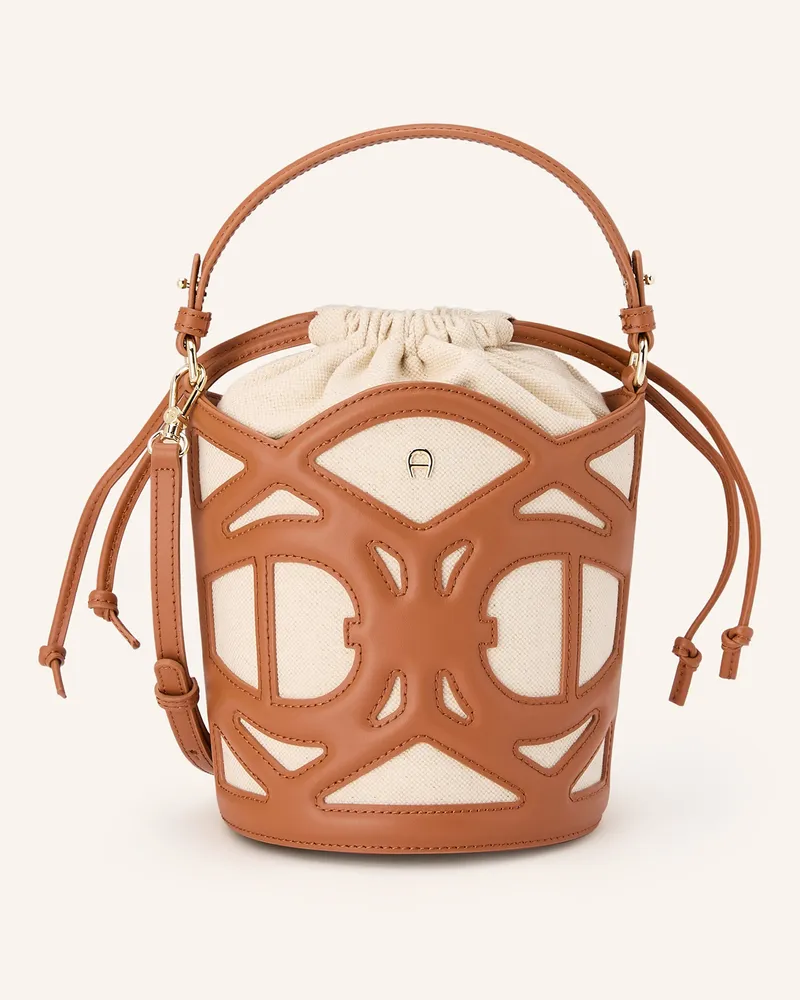 Aigner Beuteltasche AZZURRA SMALL Creme