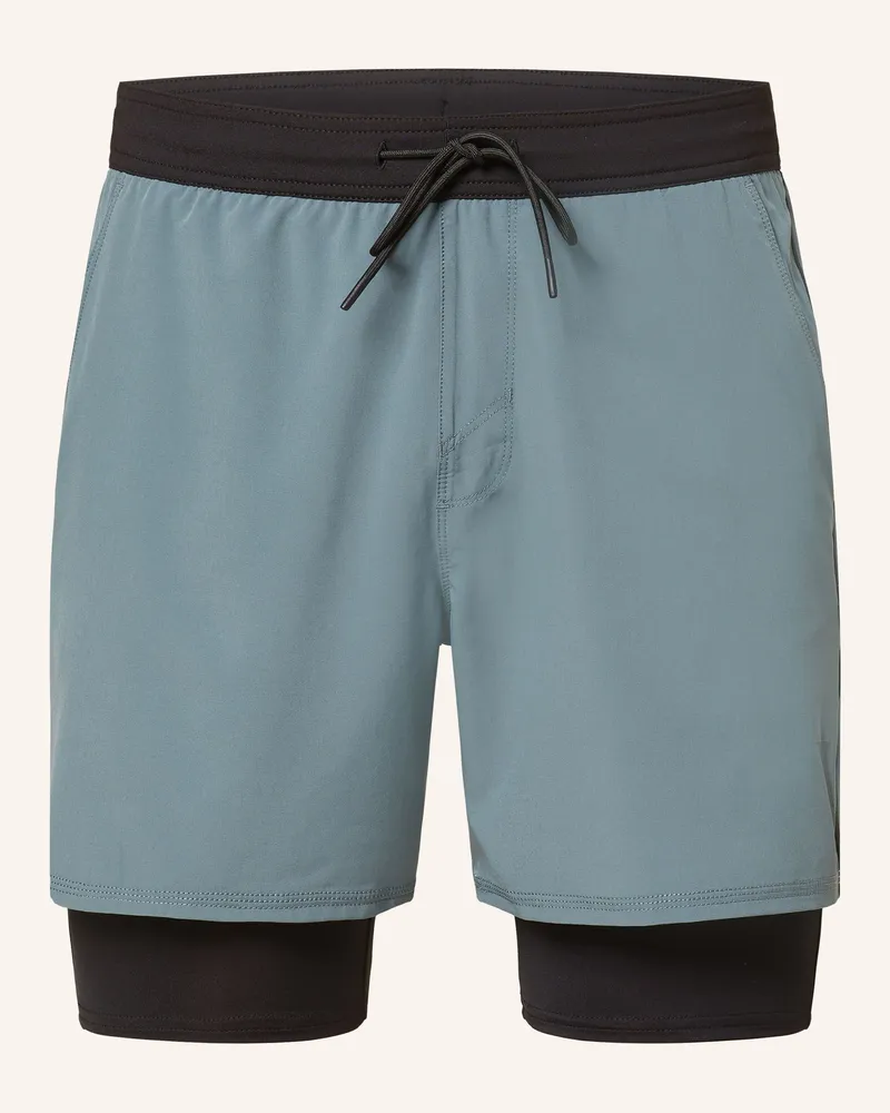 vuori 2-in-1-Trainingsshorts FULLERTON Blaugrau