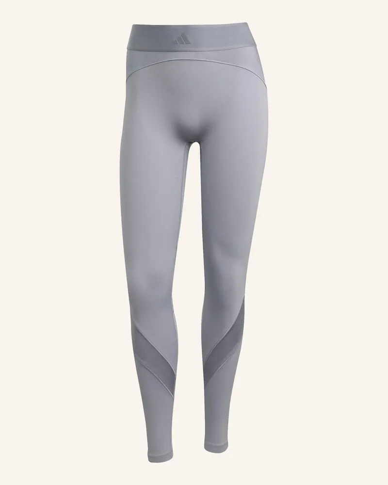 adidas HYPERGLAM SHINE FULL-LENGTH LEGGINGS Grau