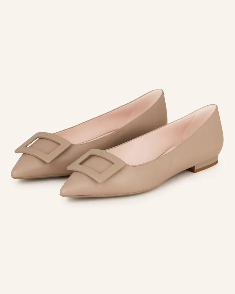 Roger Vivier Ballerinas STEFANIA Beige