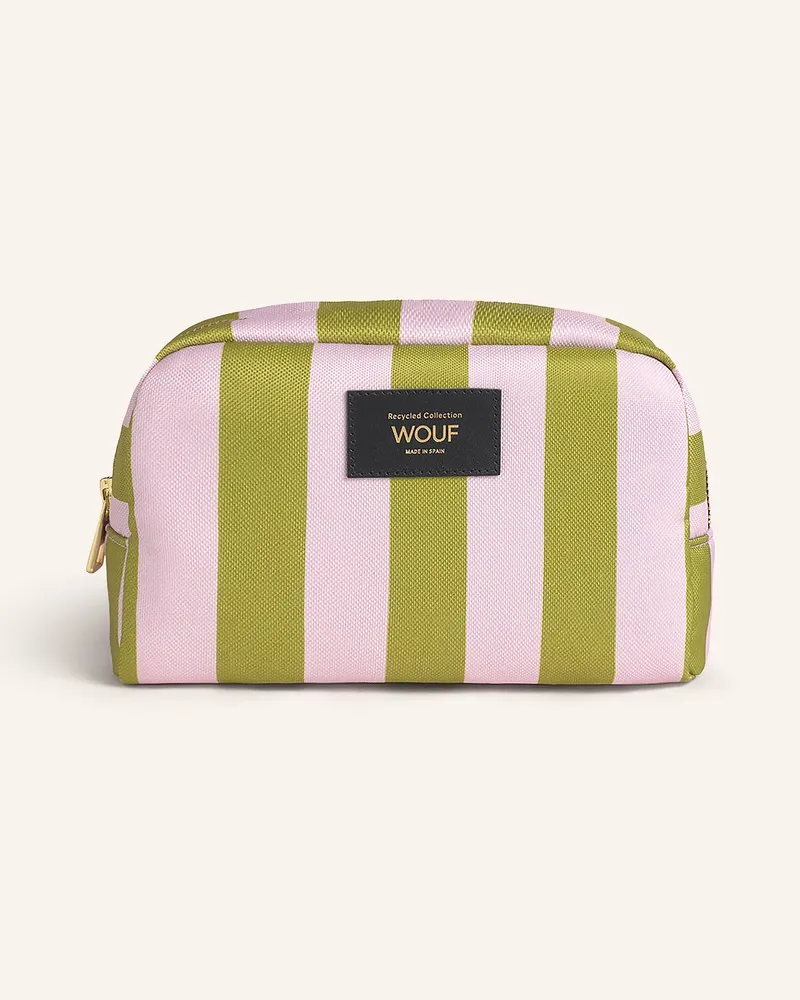 WOUF Kosmetiktasche Cabana rosa Hellgrün