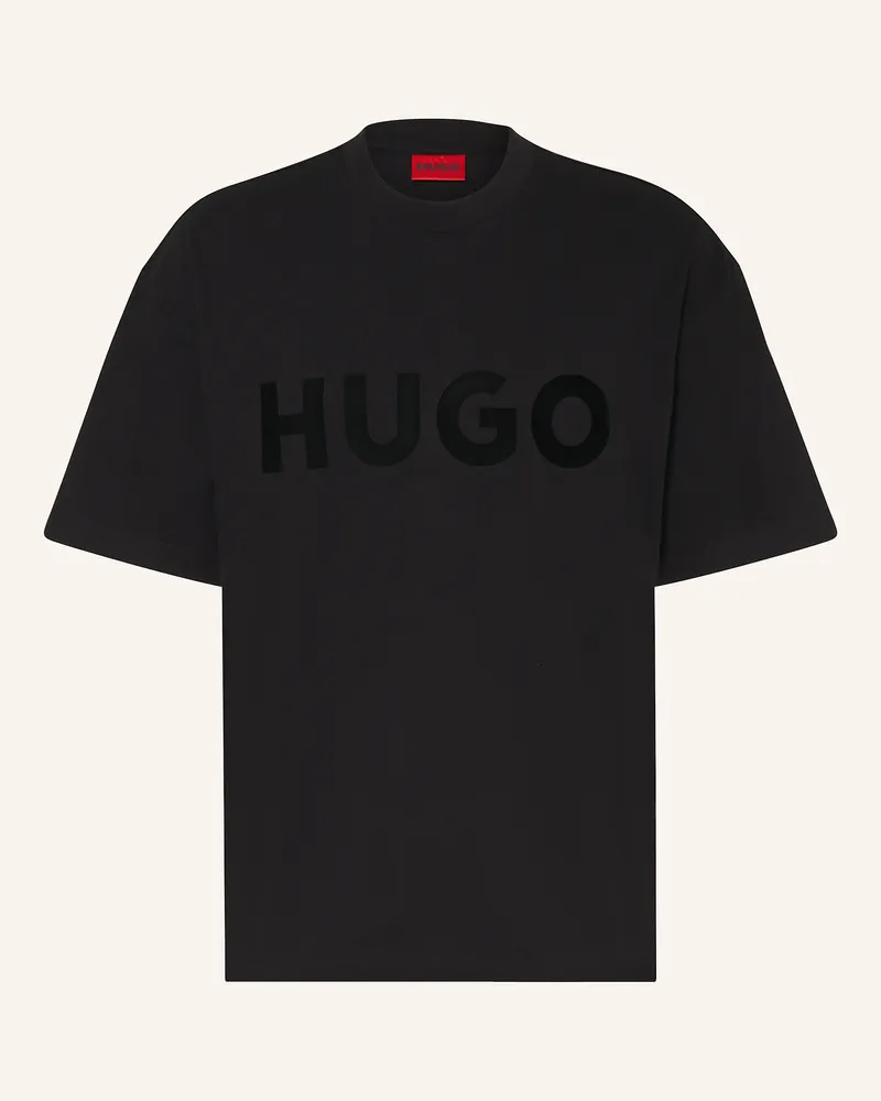 HUGO BOSS T-Shirt DINKEE Oversize Fit Schwarz