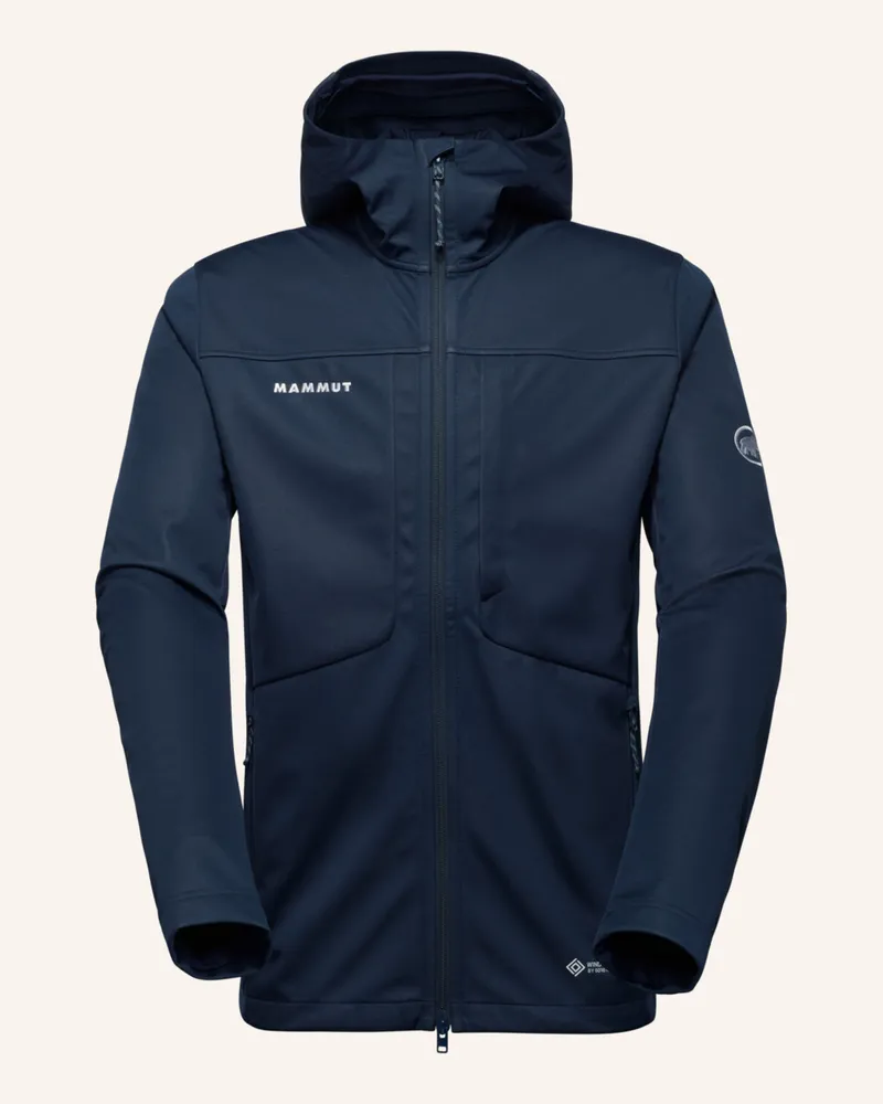 Mammut Softshelljacke Ultimate Viii So Mit Kapuze blau Blau