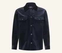 Cord-Overshirt Carper blau