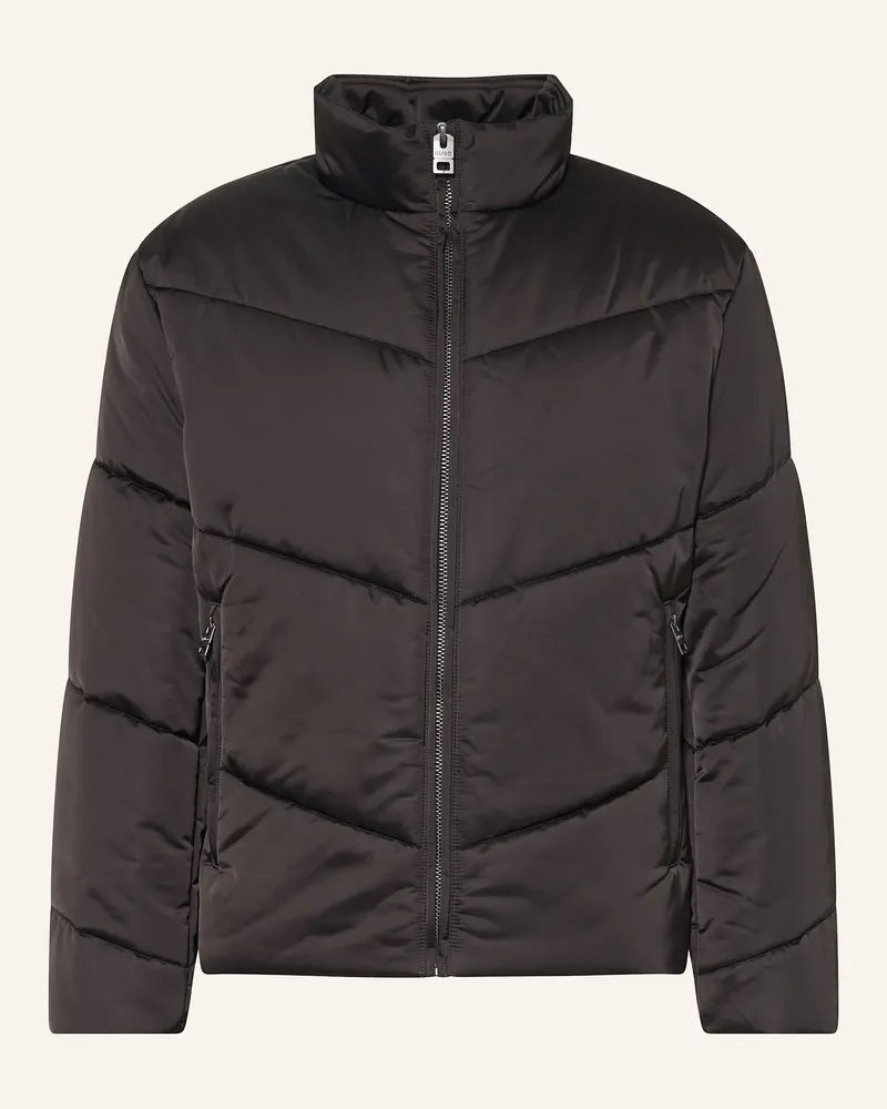 HUGO BOSS Steppjacke Bero schwarz Schwarz