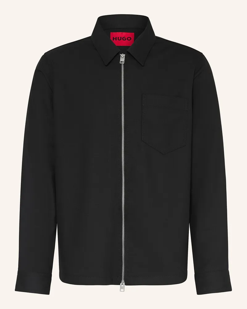HUGO BOSS Overjacket Enasoz schwarz Schwarz